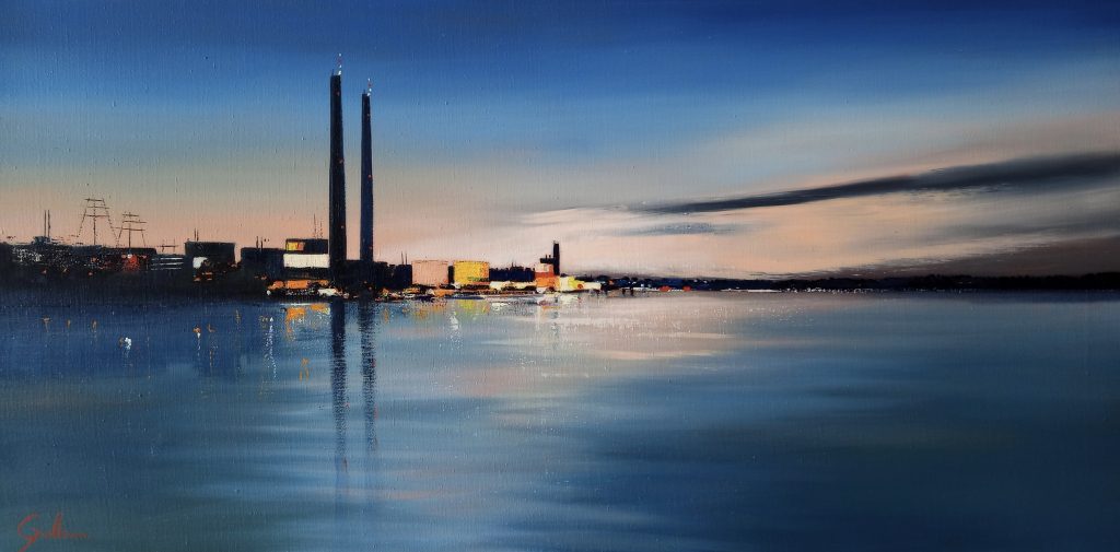 peinture marine nocturne Guilleman galerie l'art des marines rouen Ireland