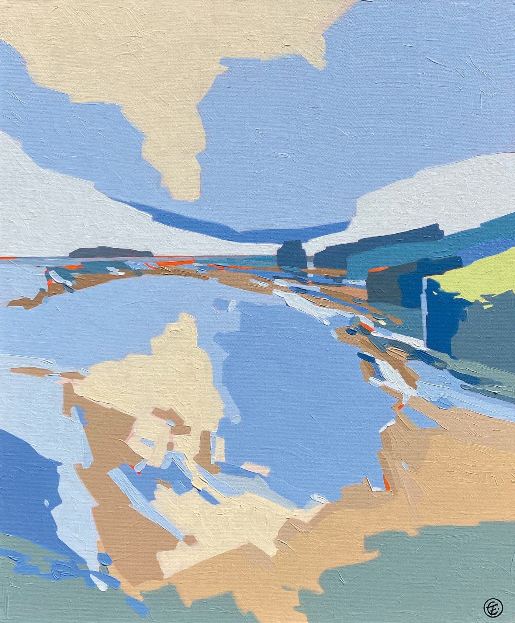 Peinture sur toile, oeuvre unique et originale de Franck Coudreau