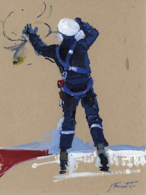 Lancé de Touline – À bord de l&rsquo;Aquitaine