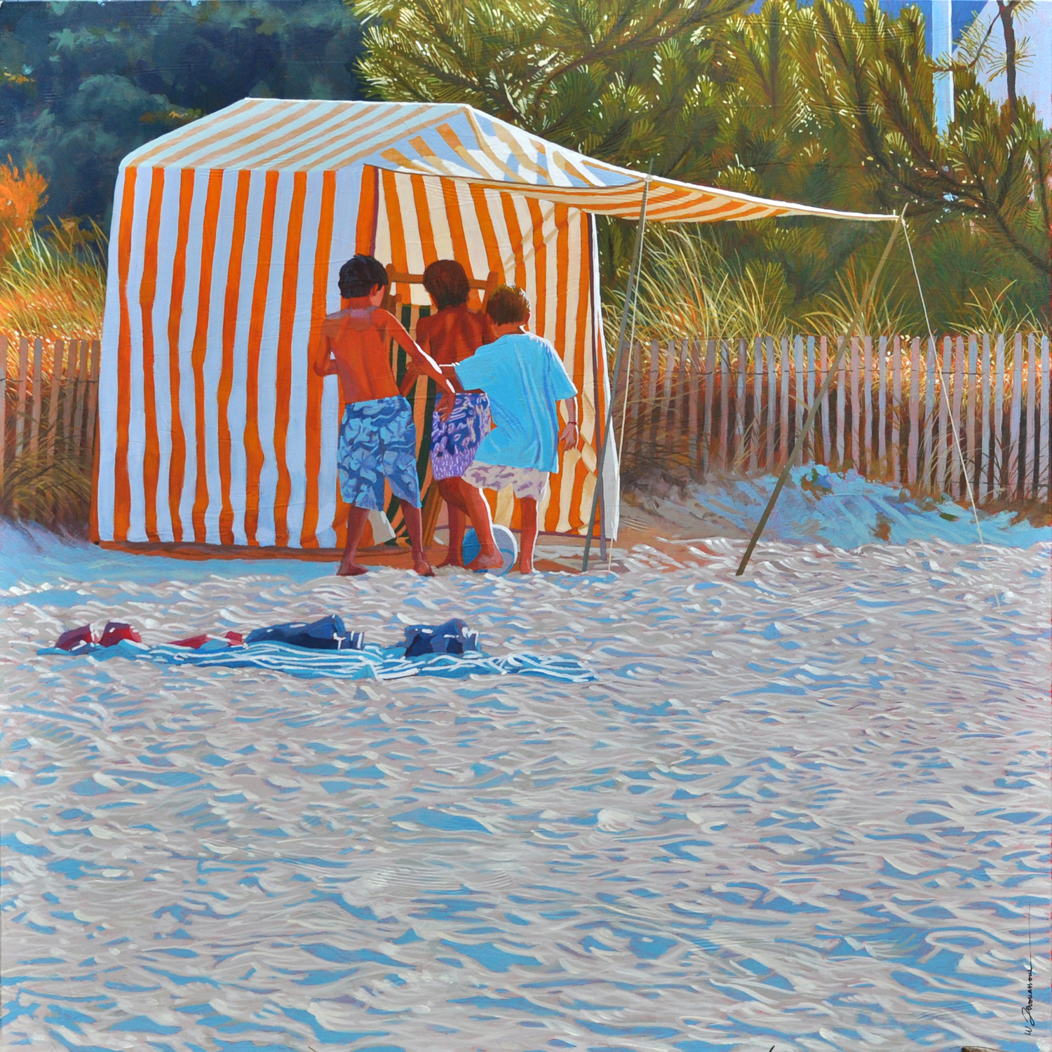 Peinture sur toile, oeuvre unique et originale de Thierry Devouassoux