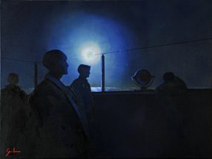 Pleine lune aileron bâbord