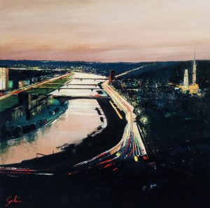 Rouen extérieur nuit