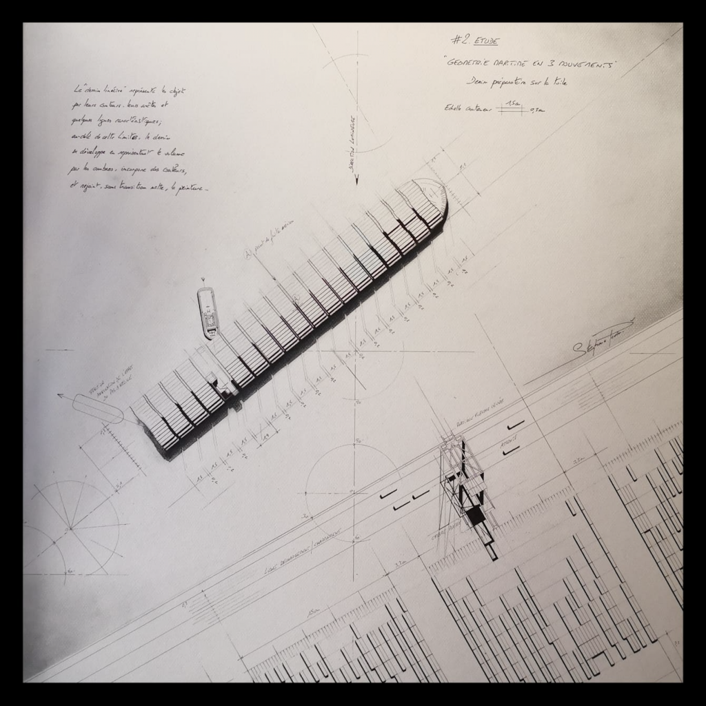 Dessin sur papier, oeuvre unique et originale de Stéphane Padu