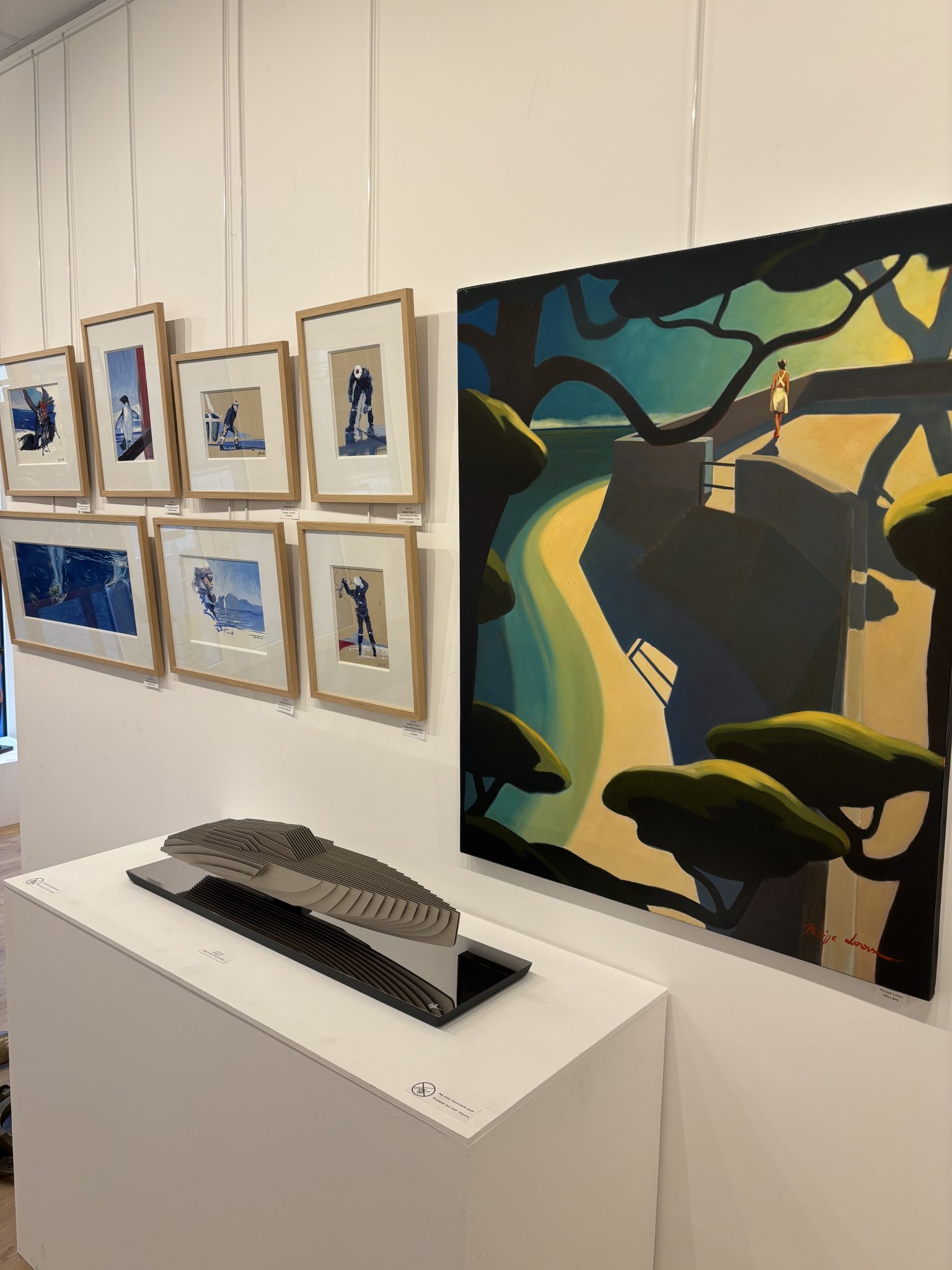 Photo de la galerie l'Art des Marines à Rouen, galerie d'art contemporain sur le thème de la mer à Rouen 4