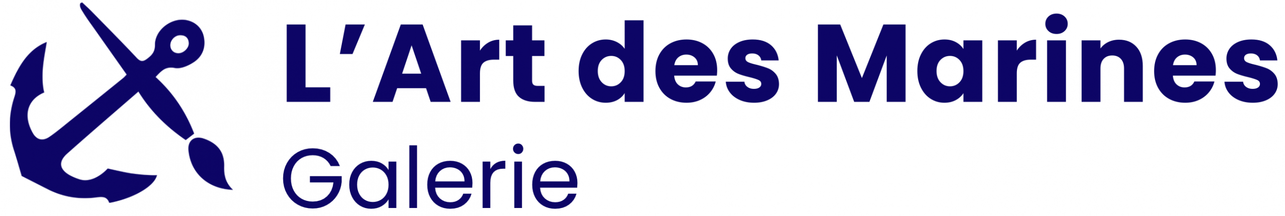 Logo Galerie l'Art des marines Rouen, art contemporain sur le thème de la mer