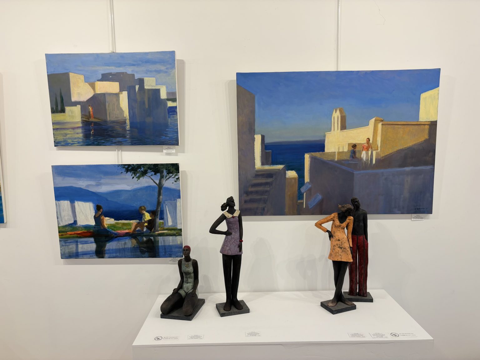 Photo de la Galerie l'Art des Marines : exposition d'olivier Desvaux et Sylvie du Plessis, Peintres officiel de la Marine à Rouen 5