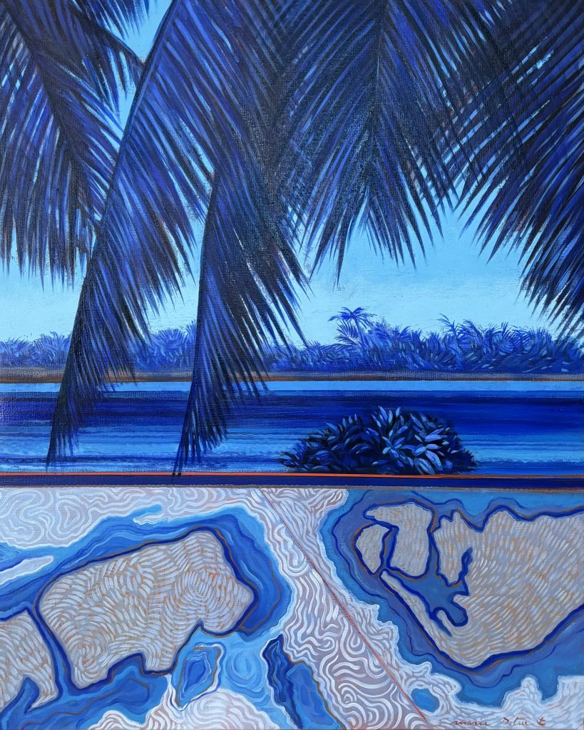 Huile sur toile, oeuvre unique et originale de Marie Détrée ⚓️