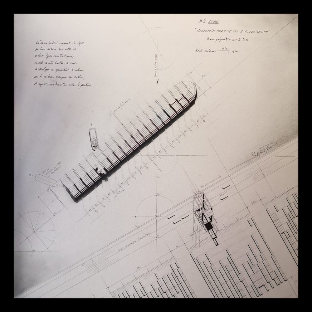 Dessin sur papier, oeuvre unique et originale de Stéphane Padu