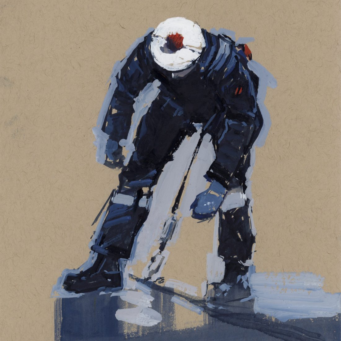 Gouache sur papier, oeuvre unique et originale de Jonathan Florent ⚓️