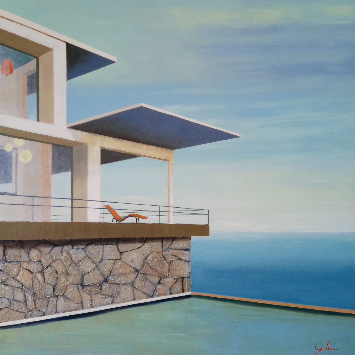 Peinture sur toile, oeuvre unique et originale de Anne-Marie Guilleman