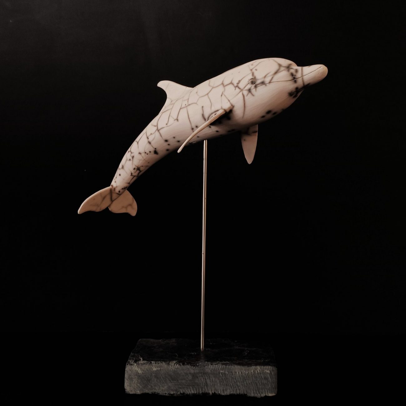 Sculpture en raku, oeuvre unique et originale de Laurent Yvelin