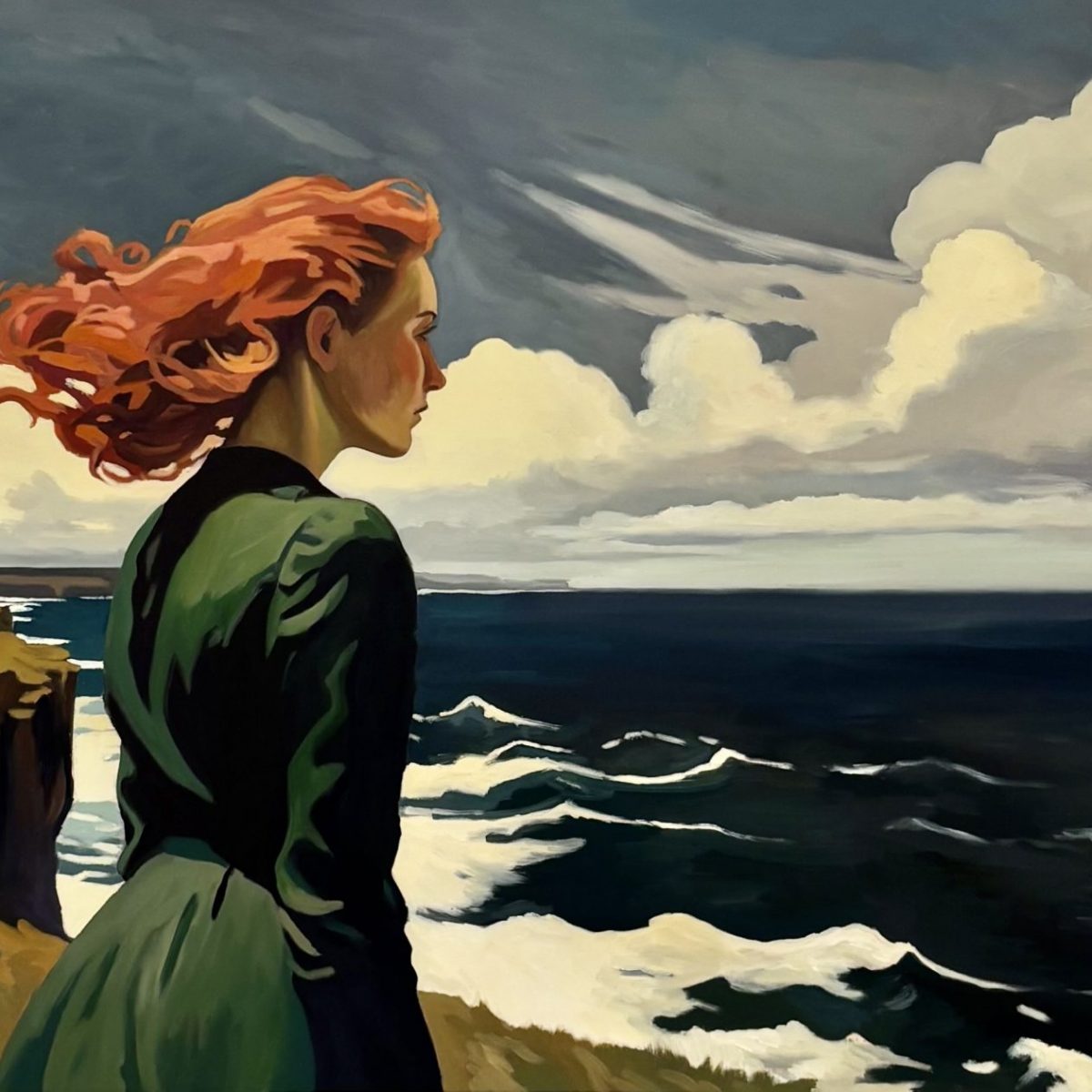 Peinture sur panneau de bois, oeuvre unique et originale de Chris Carolina