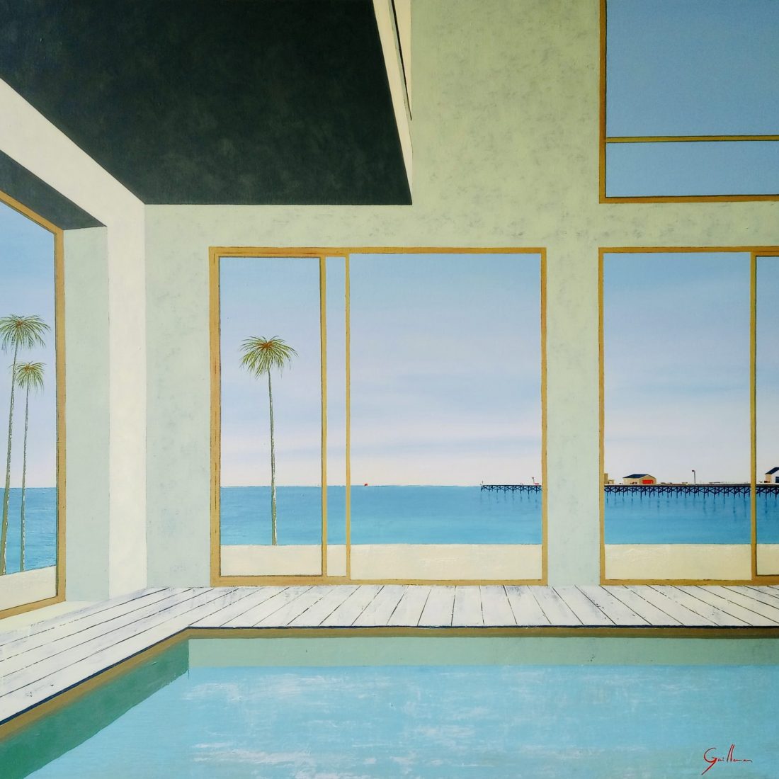 Peinture sur toile, oeuvre unique et originale de Anne-Marie Guilleman